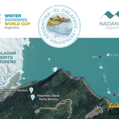 Mundial de Natação de Inverno 2023 acontecerá no Glaciar Perito Moreno em El Calafate, Argentina
