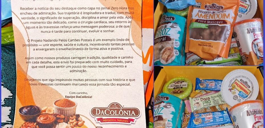 Agradecimento DaColônia Alimentos Naturais