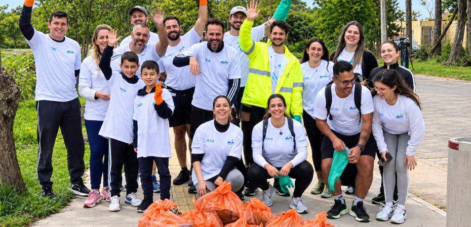 ViaSul, uma empresa Motiva, mobiliza voluntários no #LIMPEOLAGUAÍBA e reforça compromisso com o meio ambiente